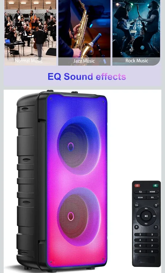 Portable Karaoke Bluetooth Speaker image indicator(7)