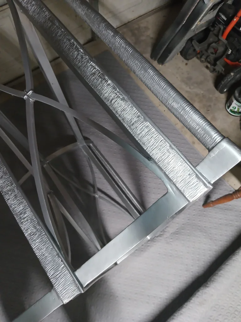 Silver Metal & Glass Coffee Table image indicator(7)