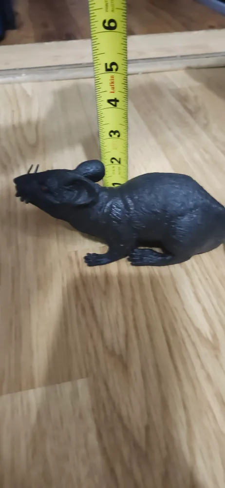 Black Halloween Decoration 🐀 Rat - 7 Inches image indicator(6)