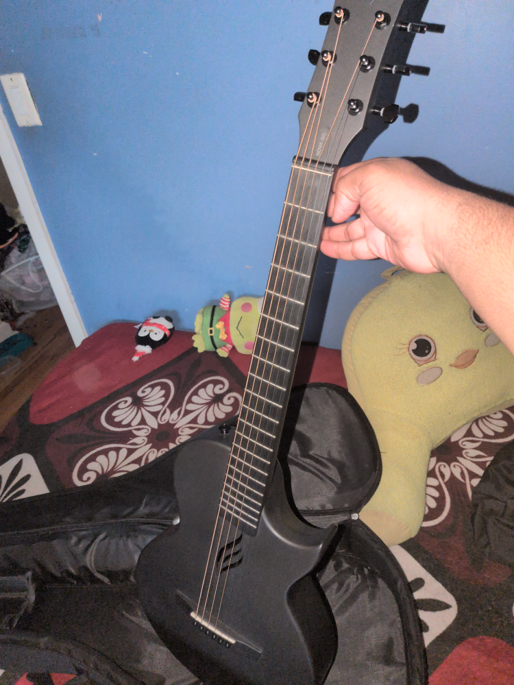 Enya NOVA Electric/Acoustic Guitar Carbon fiber - photo 2