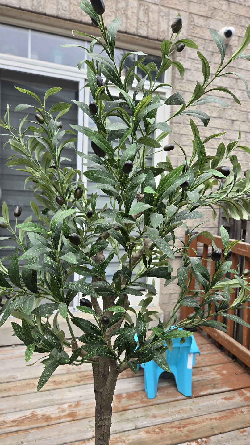 5ft Faux Olive Tree - set of 2 - photo 4