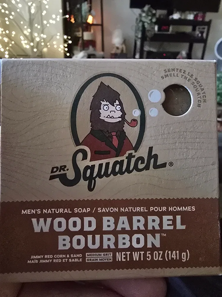 Dr. Squatch Wood Barrel Bourbon Soap - New