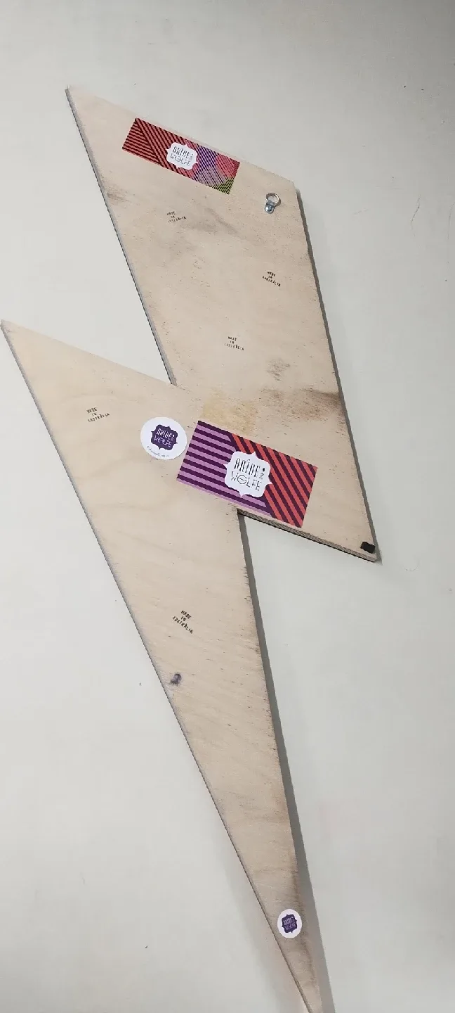 Hayley Wolfe Lightning Bolt Wall Decor image indicator(2)