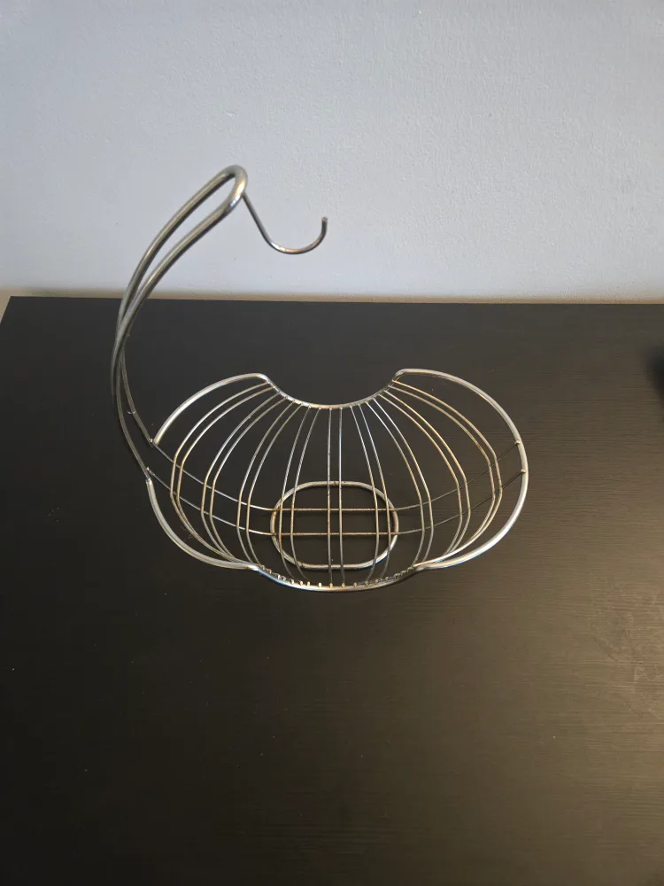 Chrome Fruit Basket with Banana Hanger thumbnail