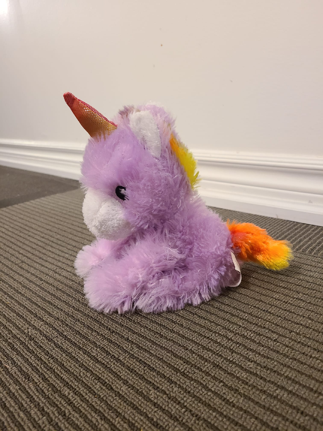 Purple and Rainbow Unicorn Plush Toy