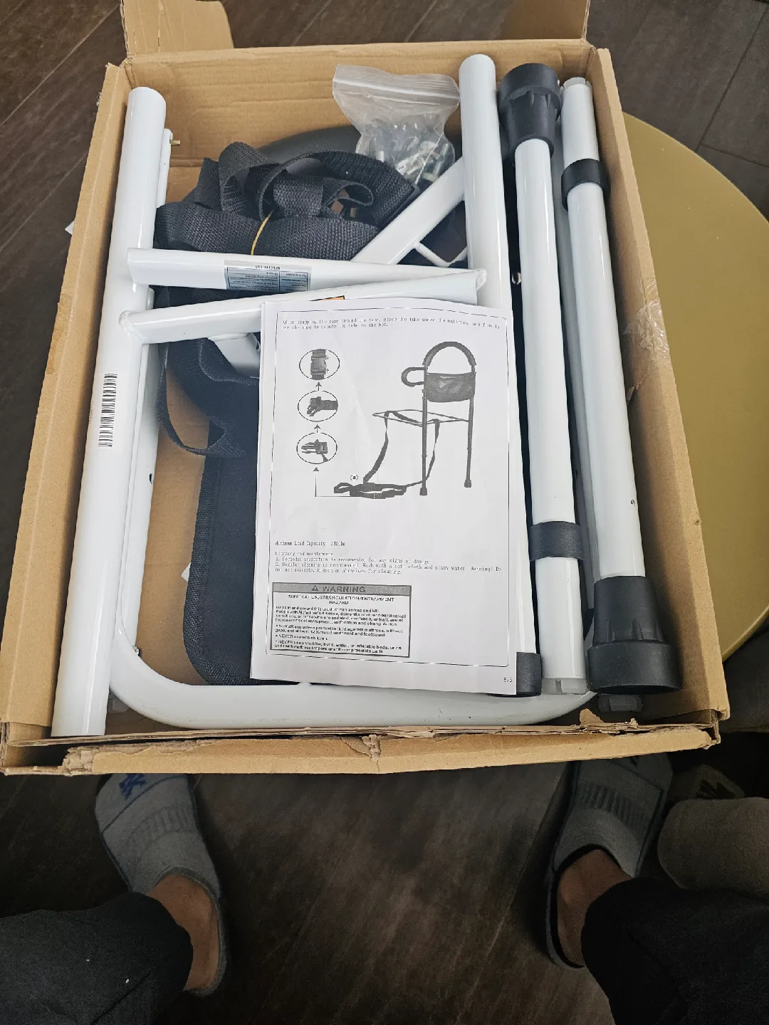 Bed Rail Bed Assist bar with Storage Pocket, Dual Handle Grab... image indicator(7)