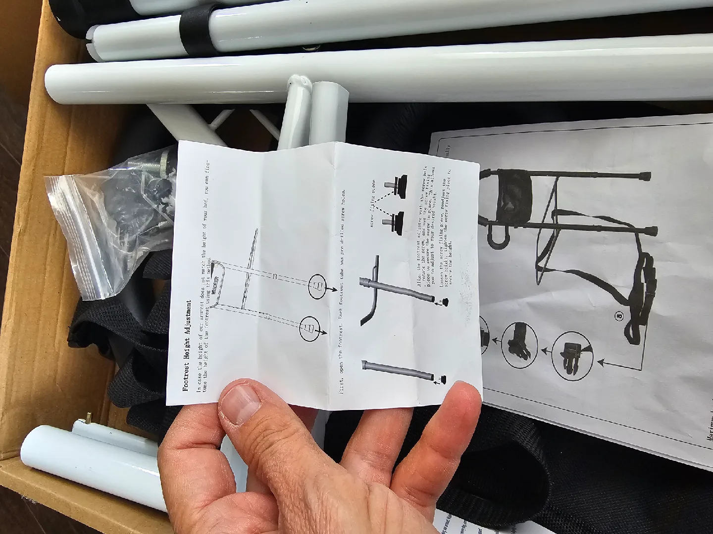 Bed Rail Bed Assist bar with Storage Pocket, Dual Handle Grab... image indicator(10)