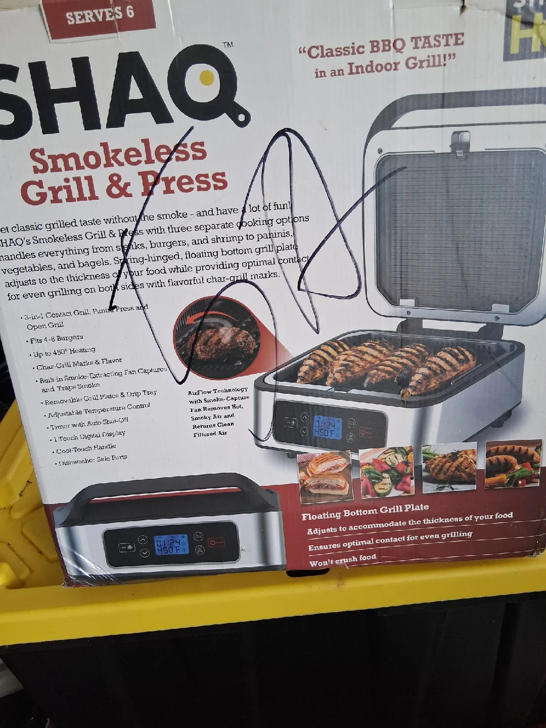 Shaq Smokeless Grill & Press image indicator(2)