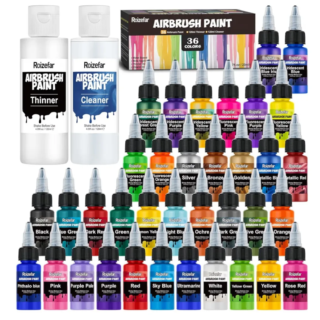 Roizefar Airbrush Paint - 36 Colours thumbnail