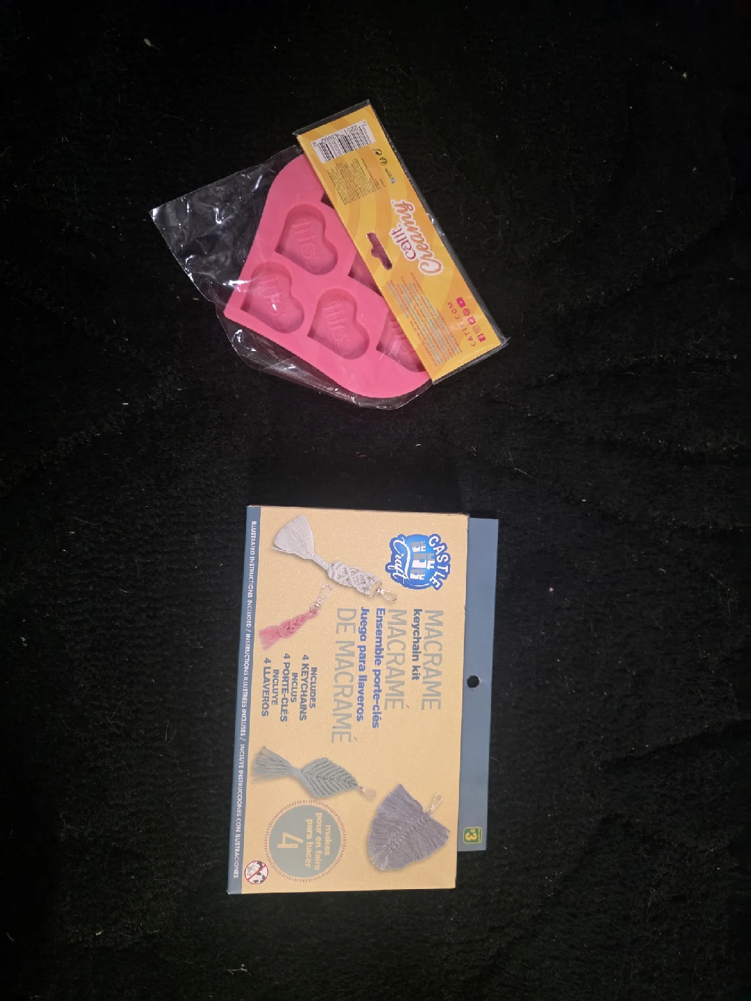 Craft Macrame Keychain Kit  shapped silicone ice tray