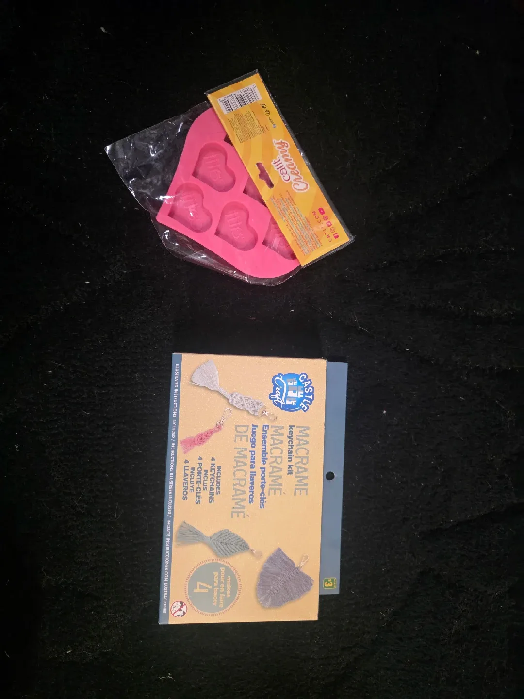 Craft Macrame Keychain Kit  shapped silicone ice tray thumbnail