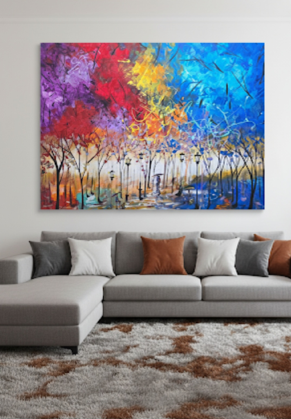Original hand-painted painting by local artist Stanley - photo 2