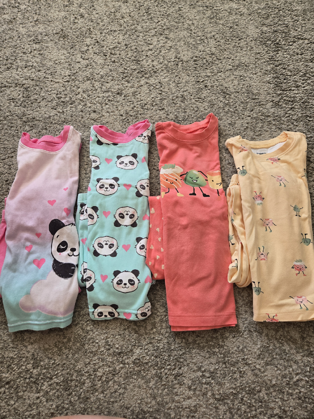 Children's Pajama girls Sets 7-8
