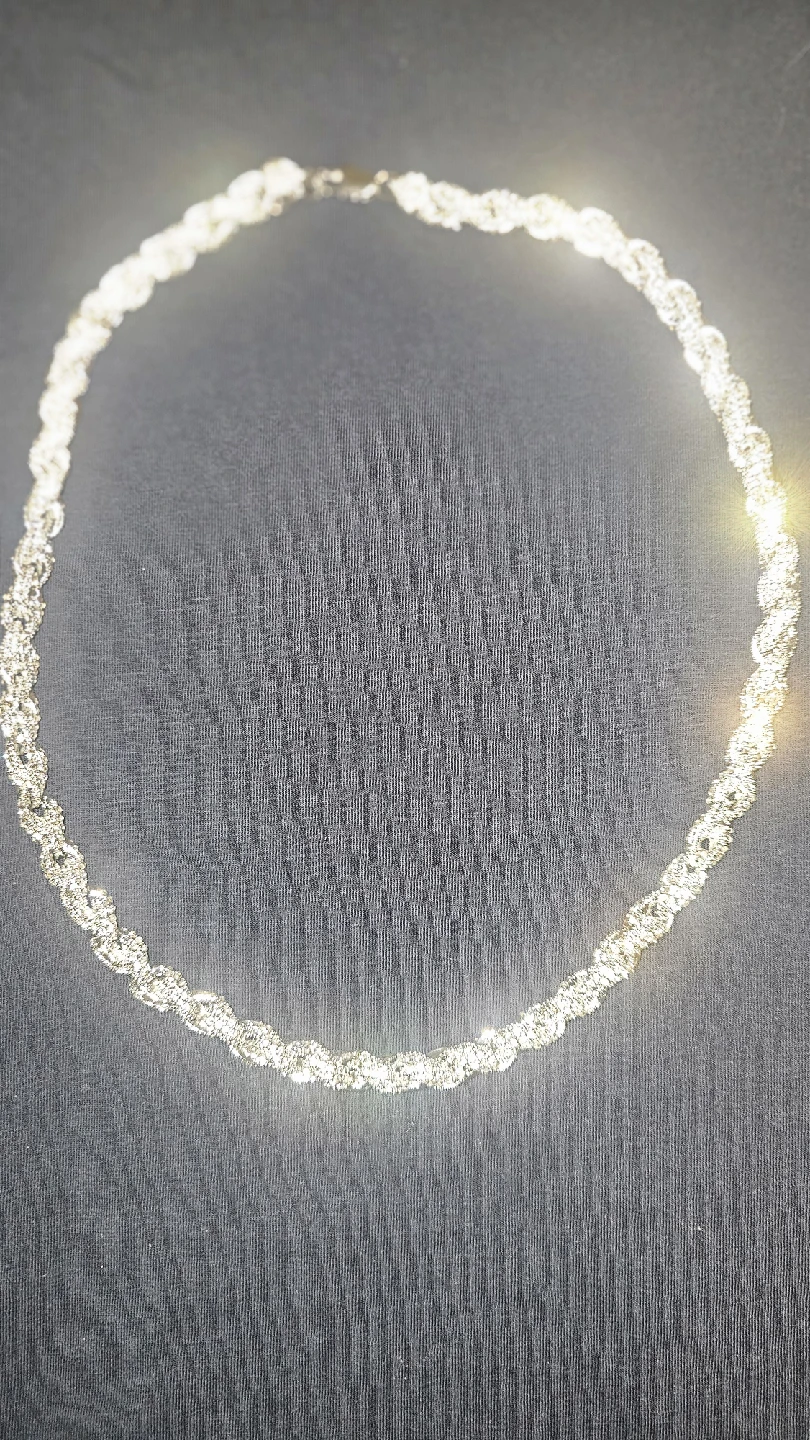 Gold Rope Chain Necklace