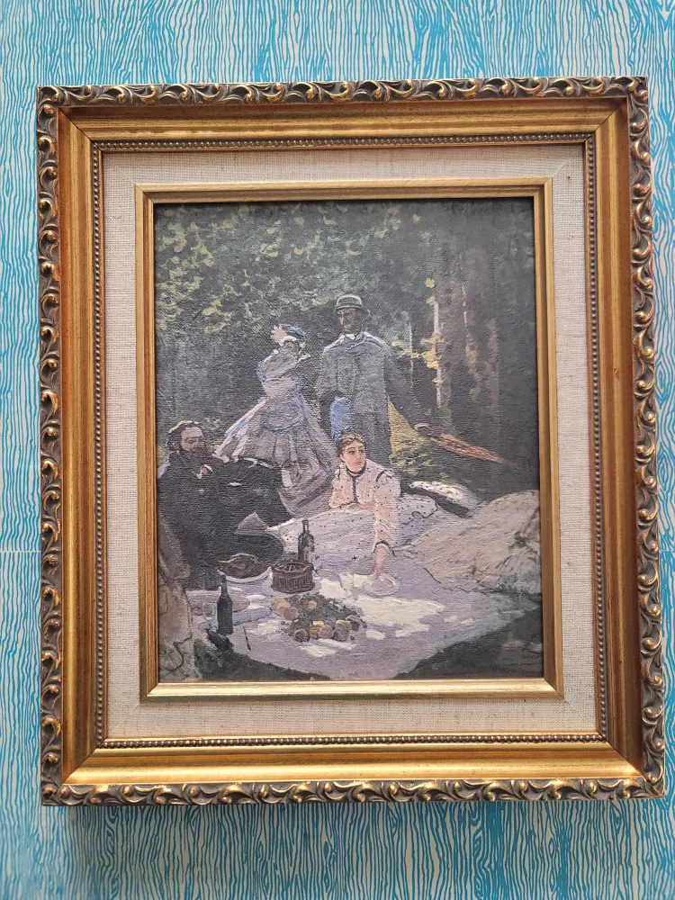 Framed "Luncheon on the Grass" Print image indicator(4)