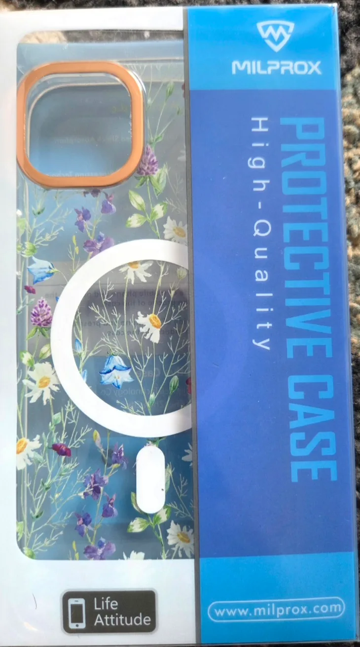 New Milprox iPhone 15 Plus Flower Case thumbnail