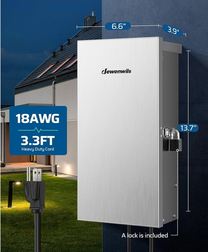 Dewenwils 300W Low Voltage Landscape Lighting Transformer - photo 3
