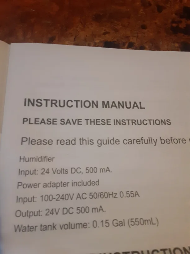 Comfort Zone Portable Ultrasonic Humidifier with Aromatherapy image indicator(4)