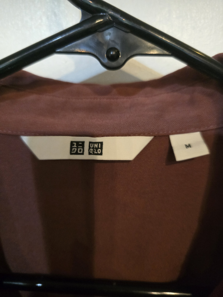 Uniqlo Brown Button-Up Shirt - Size M - photo 3