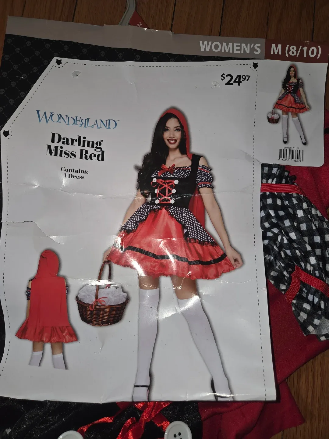 Wonderland Darling Miss Red Costume - Women's M (8/10) thumbnail
