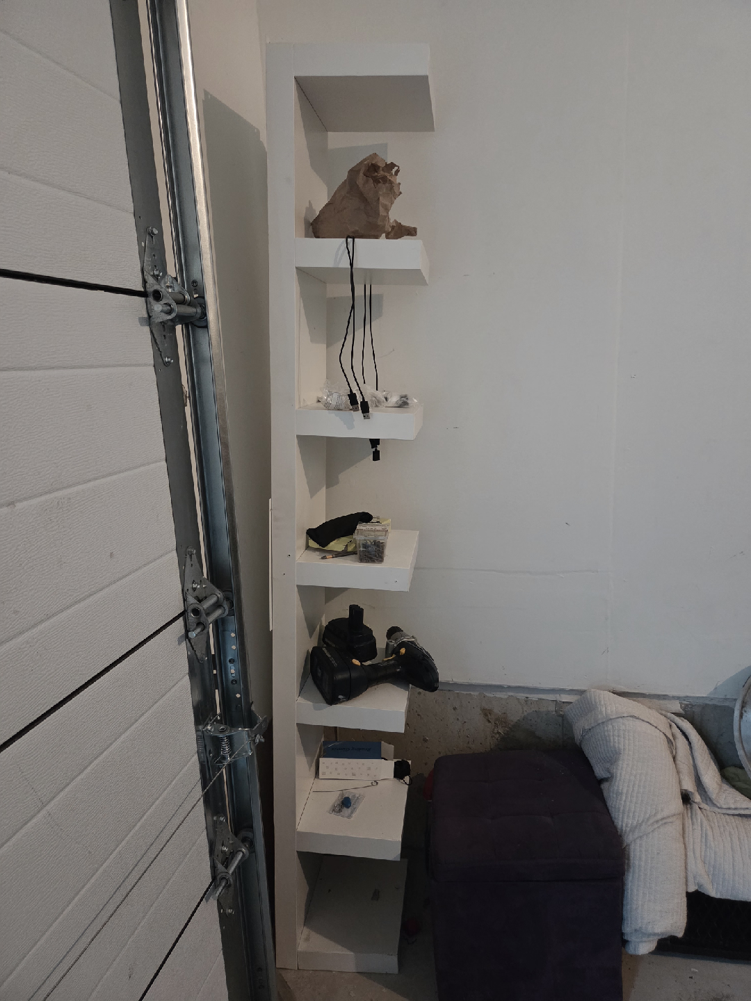 White Corner Shelf