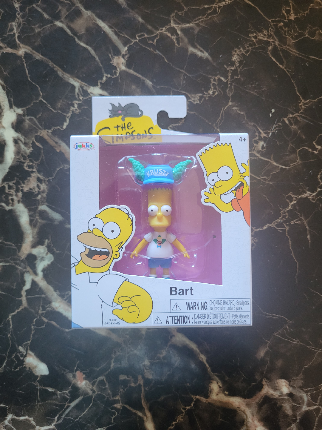 The Simpsons Bart Jakks Pacific Figure - New
