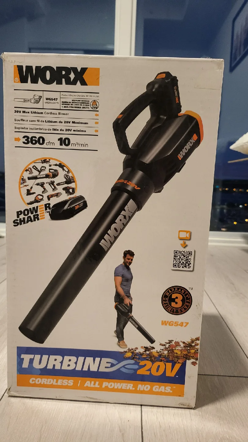 Worx Turbine 20V Max Lithium Cordless Blower - WG547 image indicator(3)