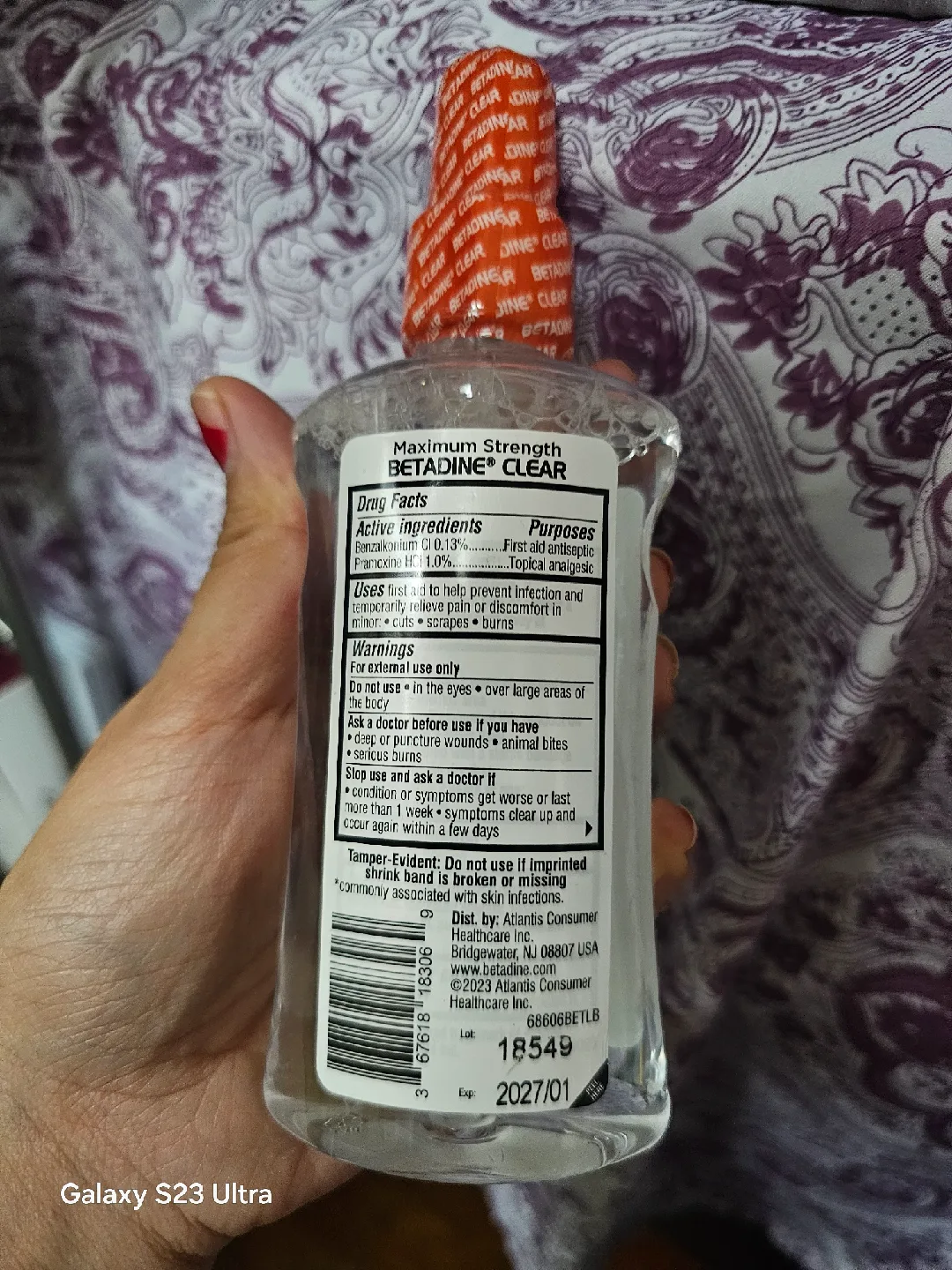 🥕Betadine Antiseptic Sore Throat Gargle & Solution image indicator(3)