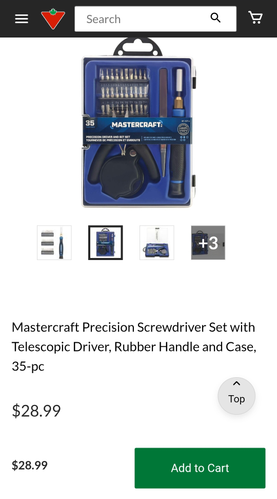 Mastercraft 35-pc Precision Driver and Bit Set - photo 3