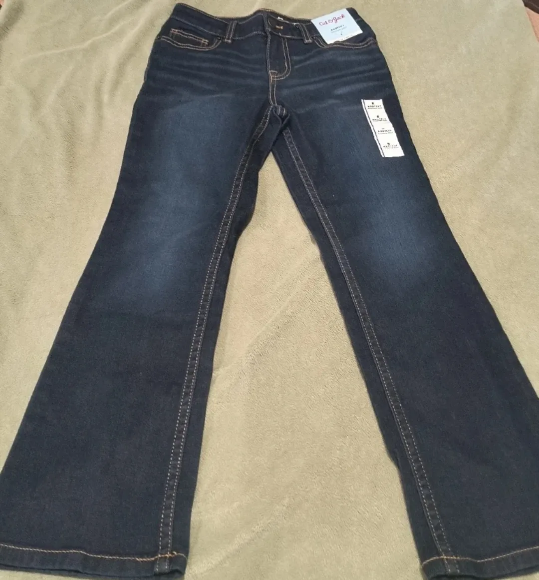 Cat & Jack Bootcut Jeans - Size 8 - New image indicator(7)