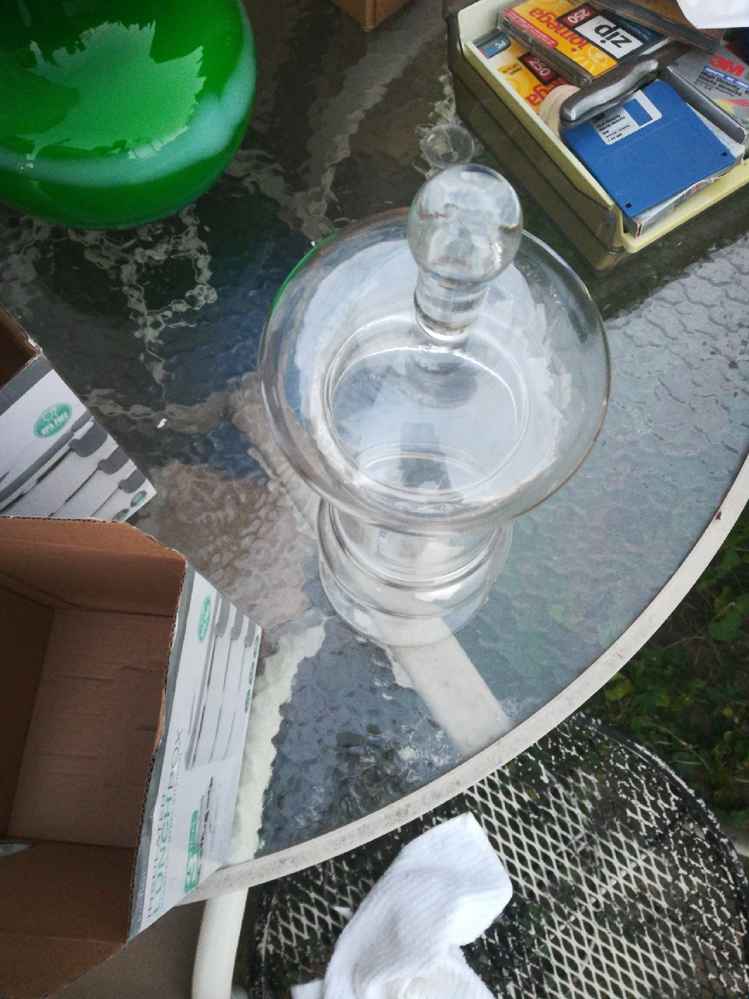 Glass Apothecary Jar with Lid - photo 2