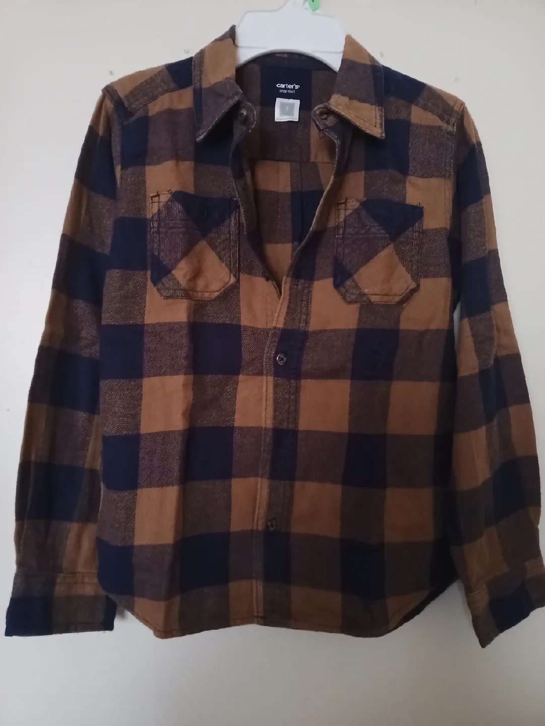 Carter's Flannel Shirt - Size 7