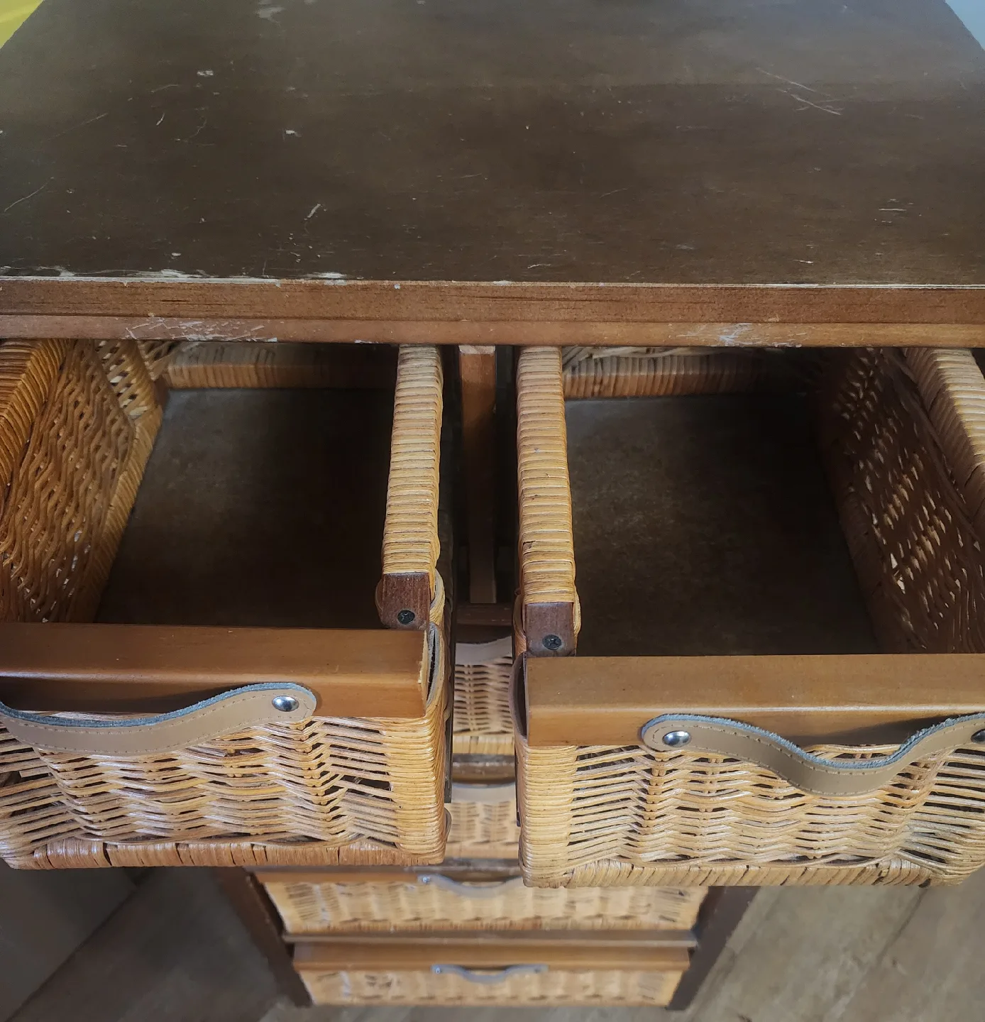 Wicker Tallboy Dresser (Pickup only) image indicator(6)