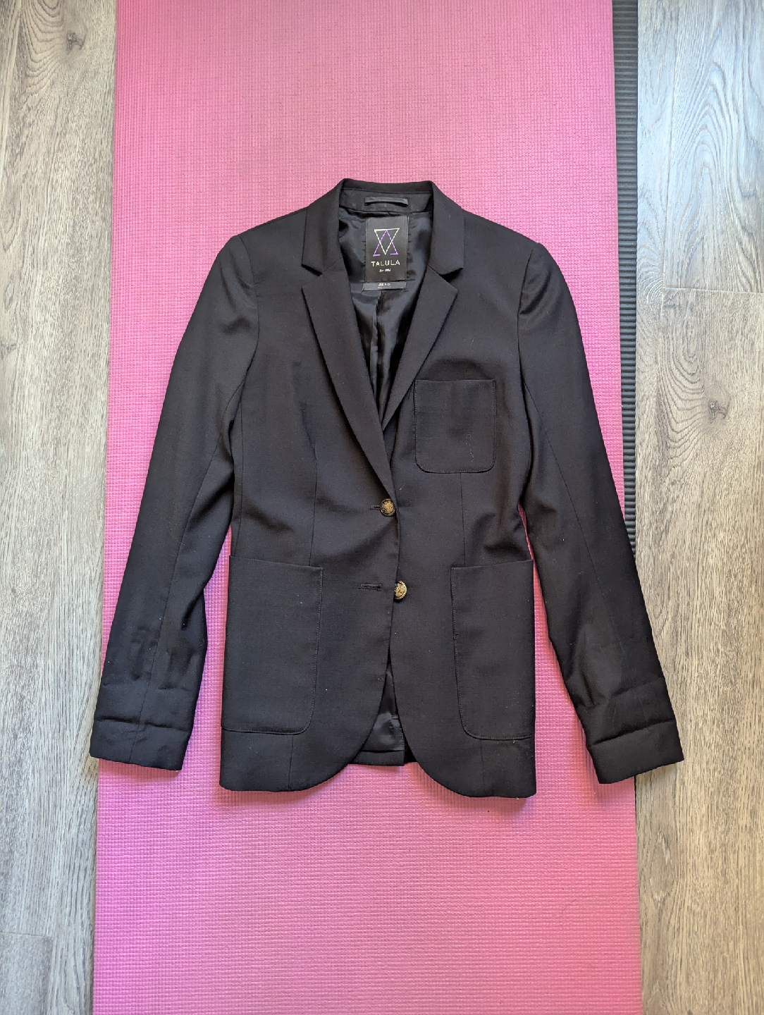 Talula Black Blazer - Size Zero