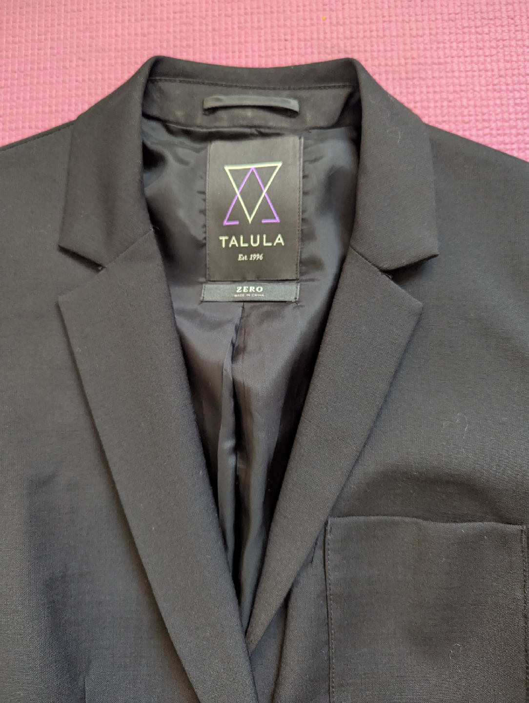 Talula Black Blazer - Size Zero - photo 2