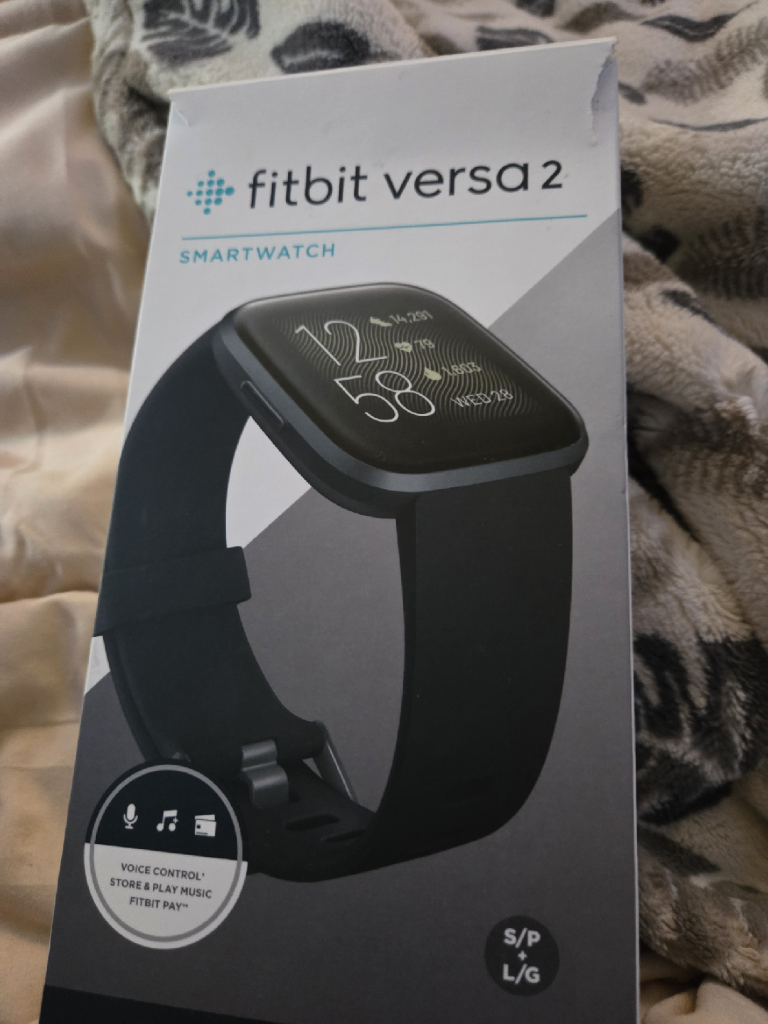 Fitbit Versa 2 Smartwatch - S/P L/G Size