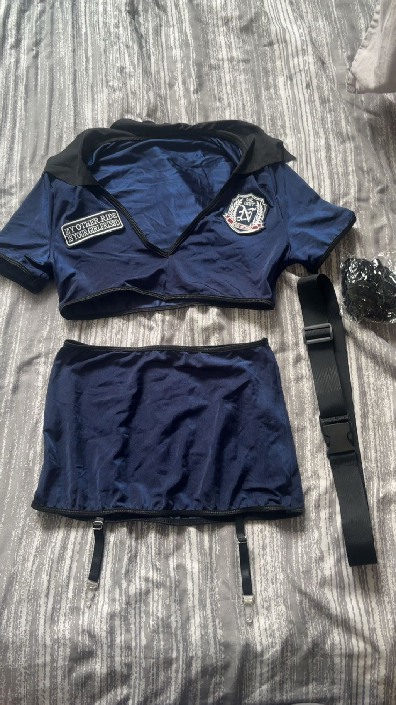 Navy Blue Police Costume