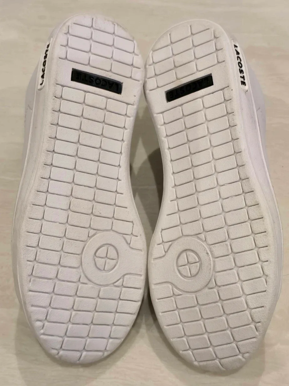 Lacoste White Sneakers! - Size 9 Kids image indicator(8)