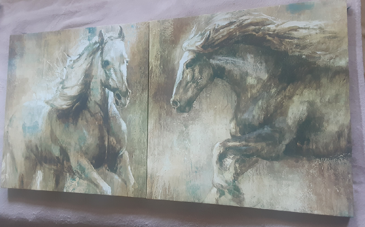 Horse Canvas Print Wall Art 2pc - photo 5