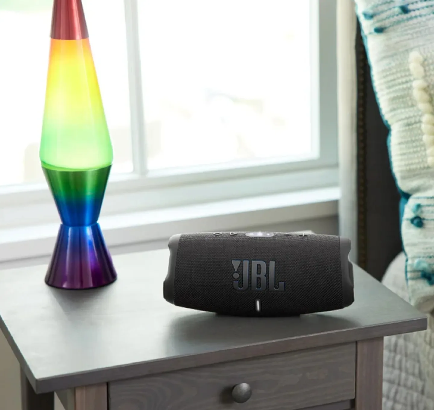 JBL Charge 5 Portable Bluetooth Speaker - Black thumbnail