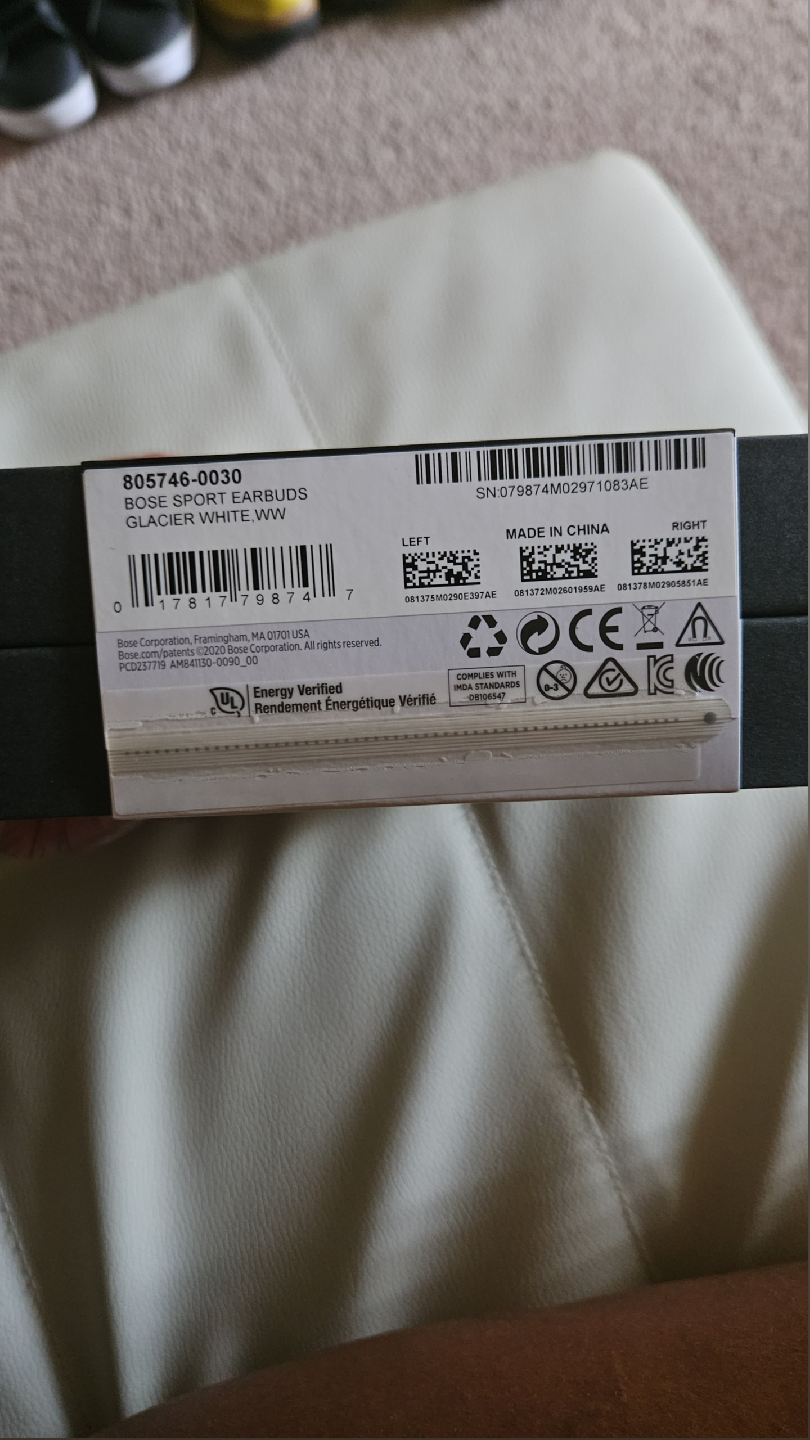 New Bose Sport Earbuds - Glacier White - photo 2