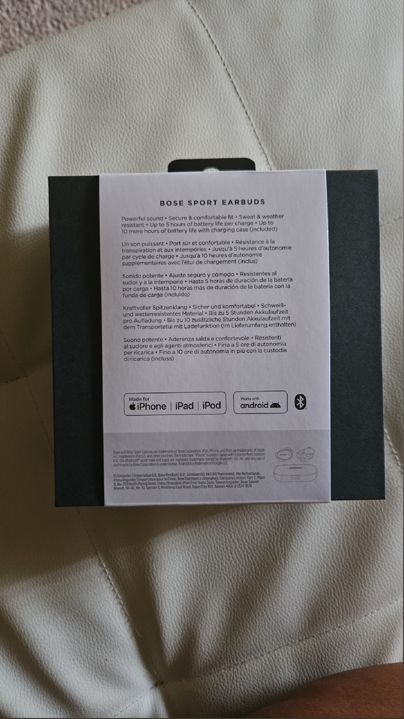 New Bose Sport Earbuds - Glacier White - photo 4