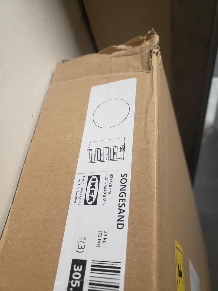IKEA Songesand White Chest of Drawers - Still in Box!