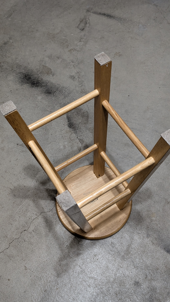 24" Barstool - Light Wood - photo 5
