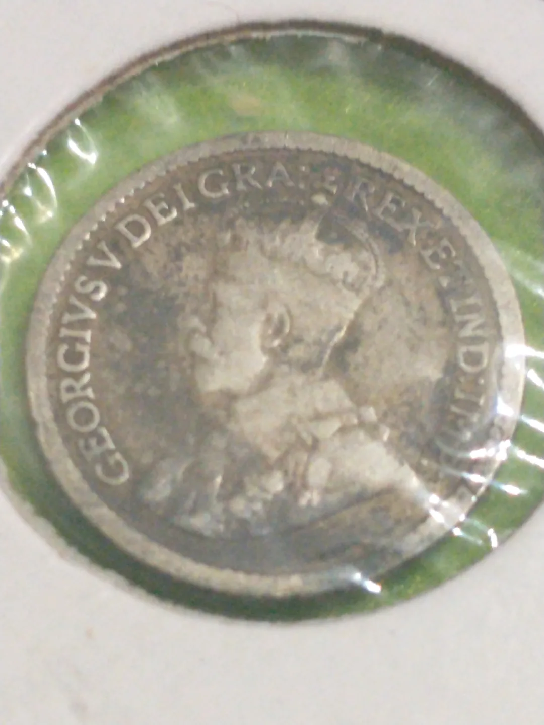 VF 1912 Canada five cents .925 silver KM#22 image indicator(4)