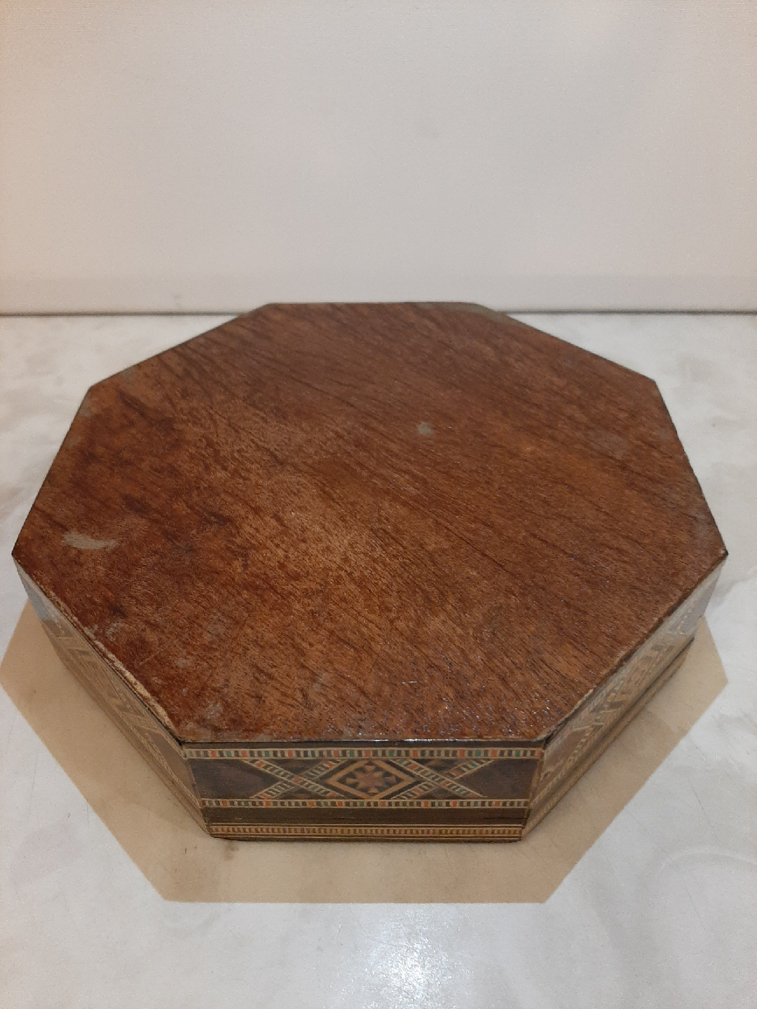 Octagon Wooden Inlay Box - photo 4