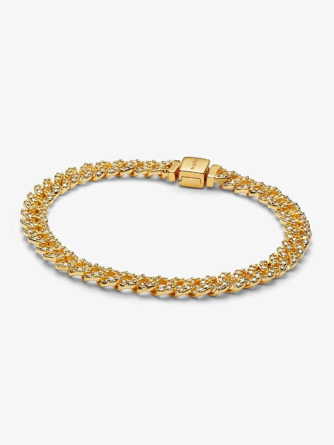 Pandora Brilliant Pavé Chain Bracelet, Gold image indicator(2)