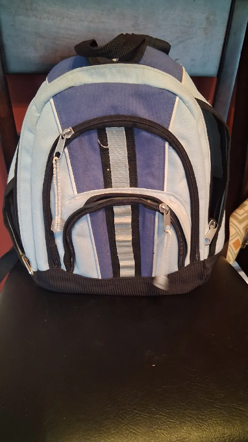 Blue & White Backpack thumbnail