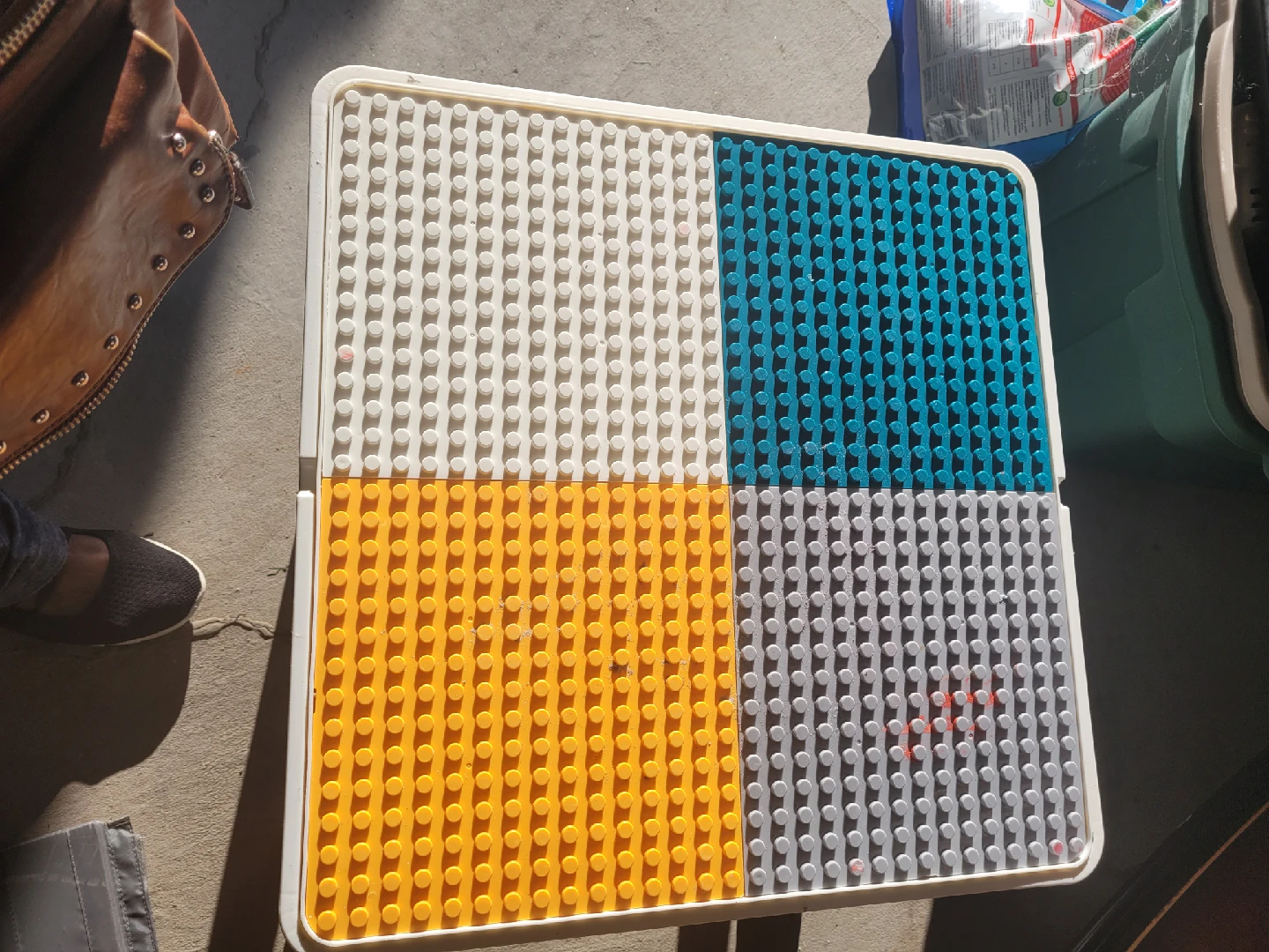 Folding Lego Compatible Table