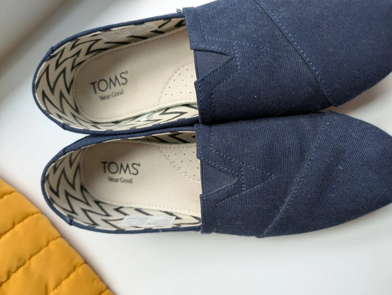 TOMS Navy Blue Slip-On Shoes image indicator(2)